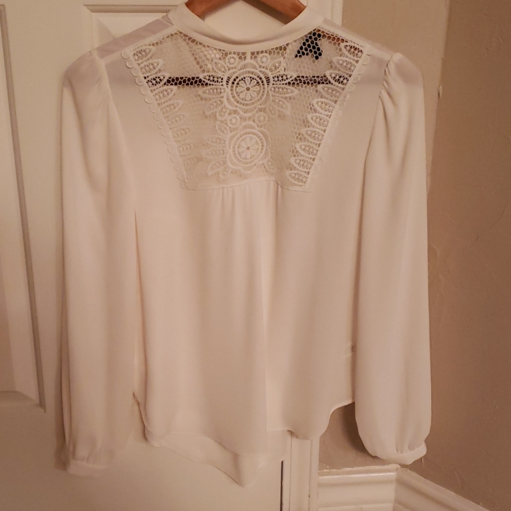 Cream blouse